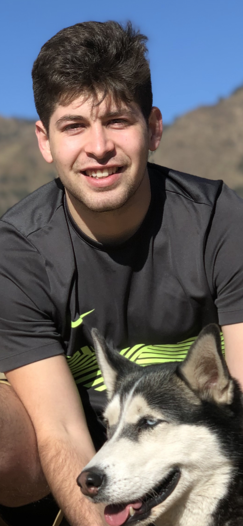 Profile picture of a person with a husky